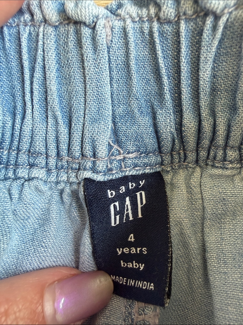 Gap Chambray Skort Set Size 4T - Picture 4 of 6